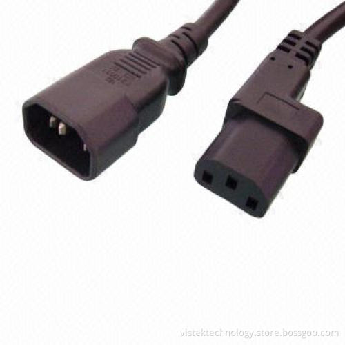 PVC UL Marked AC Power Cords with C13 Female Plug
